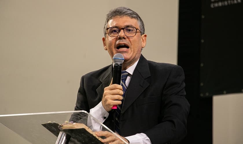 Glauco Barreira ministrou na Expoevangélica 2023, em Fortaleza. (Foto: Guiame/Marcos Paulo Corrêa).