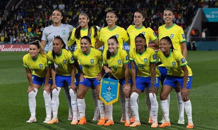 Seleção brasileira feminina de futebol. (Foto: @maga.thais / CBF)