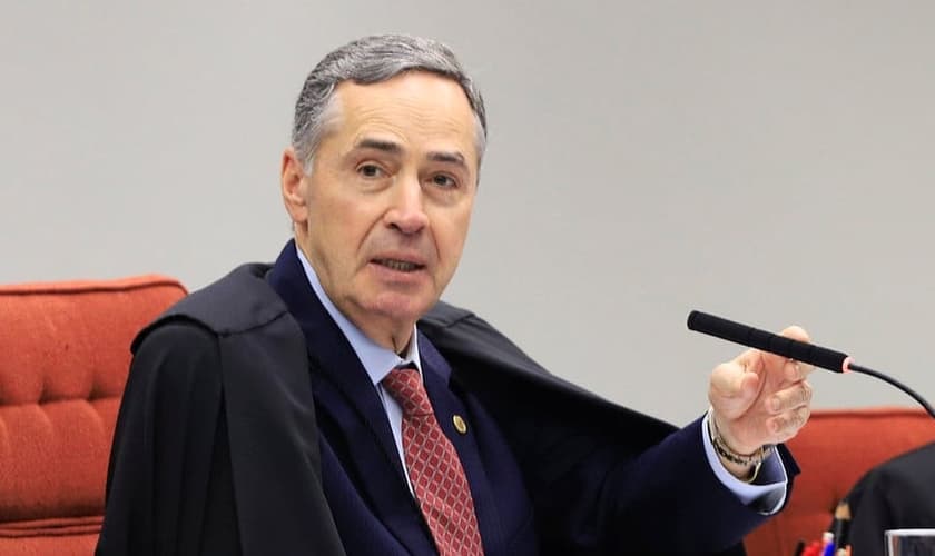 Ministro Roberto Barroso preside sessão da 1ª turma do STF. (Foto: Nelson Jr./SCO/STF)