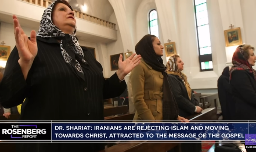 Muitos iranianos estão chegando a Cristo. (Foto: Reprodução/YouTube/Joel Rosenberg on TBN).