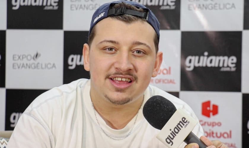 Victin na Expoevangélica 2023. (Foto: Reprodução/Guiame).