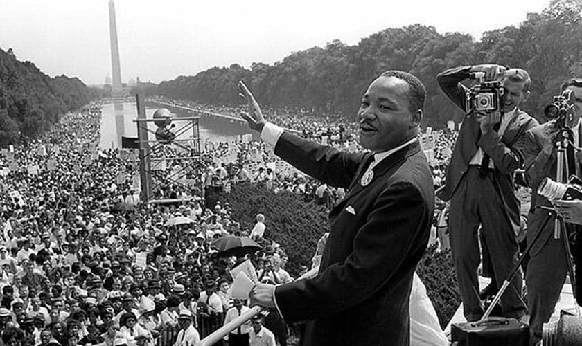 Martin Luther King Jr. discursa em Washington. (Foto: Flickr/National Park Service)