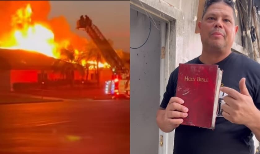O templo da The Center Arena Church pegou fogo durante um estudo bíblico. (Foto: Instagram/thegodsquadnation).