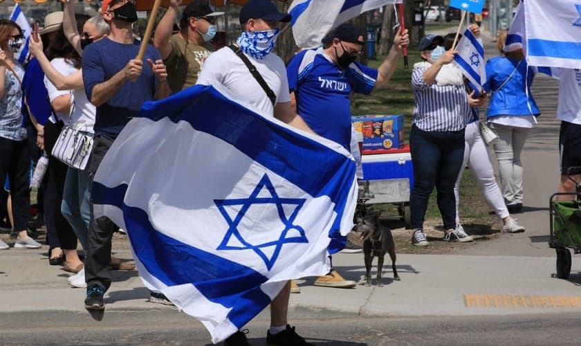 Manifestação pró-Israel. (Foto representativa: Unsplash/Chris Earn)