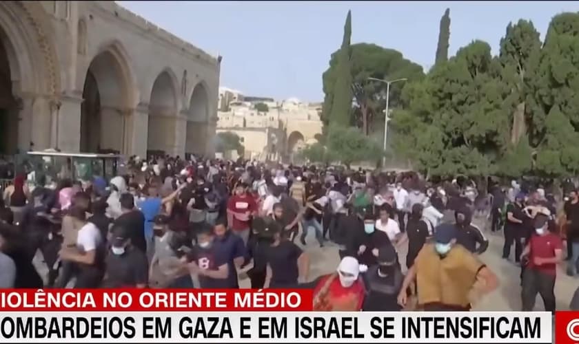 Guerra entre Israel e Hamas. (Captura de tela: YouTube CNN Brasil)