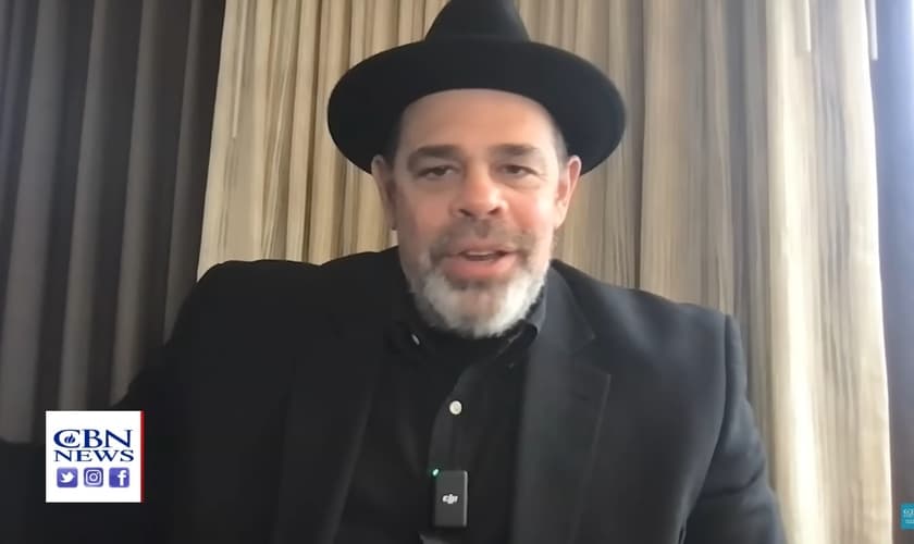Rabino messiânico, Jason Sobel. (Captura de tela: YouTube CBN News)