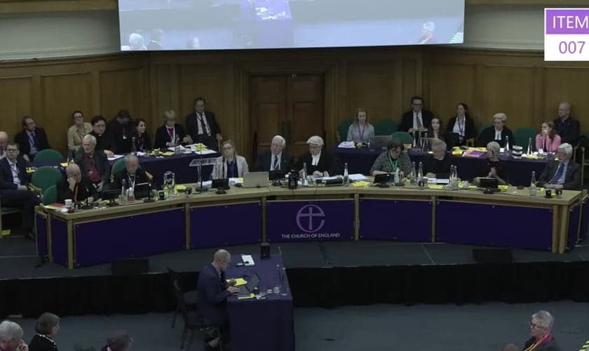 Sínodo Geral da Igreja da Inglaterra, em 15 de novembro de 2023. (Captura e tela/YouTube/The Church of England)