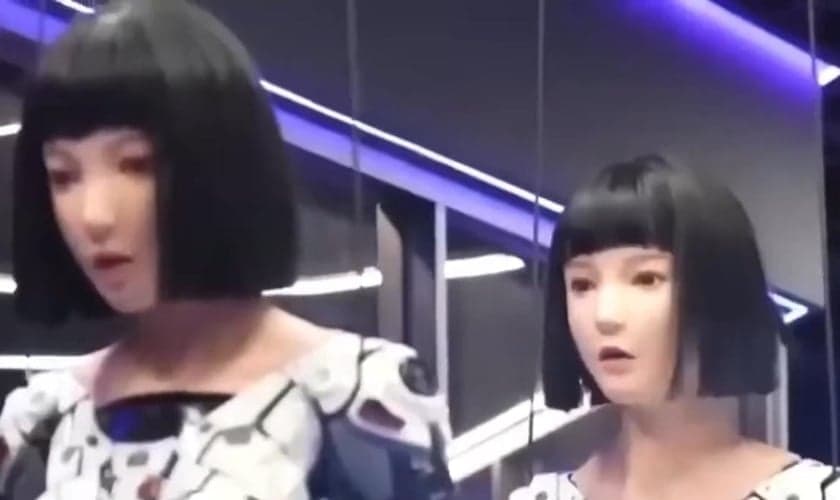 Robôs humanoides chineses. (Captura de tela: YouTube Olhar Digital)