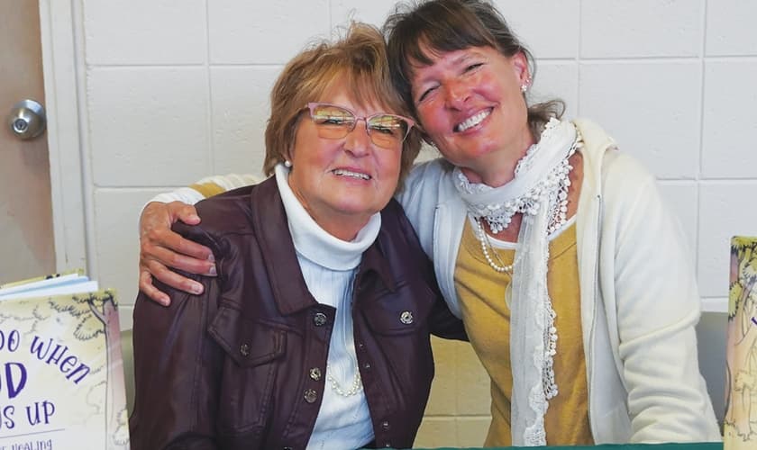 As irmãs Pauline Holsopple e Teresa Aeschliman, em 2022. (Foto: Teresa Aeschliman)
