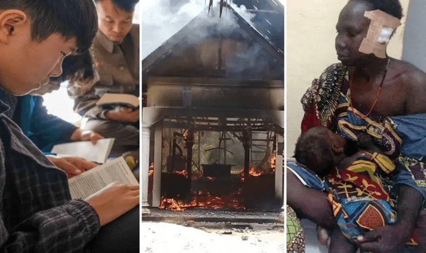 Coreia do Norte, Índia e Nigéria. (Fotos: The Voice of the Martyrs/Portas Abertas)