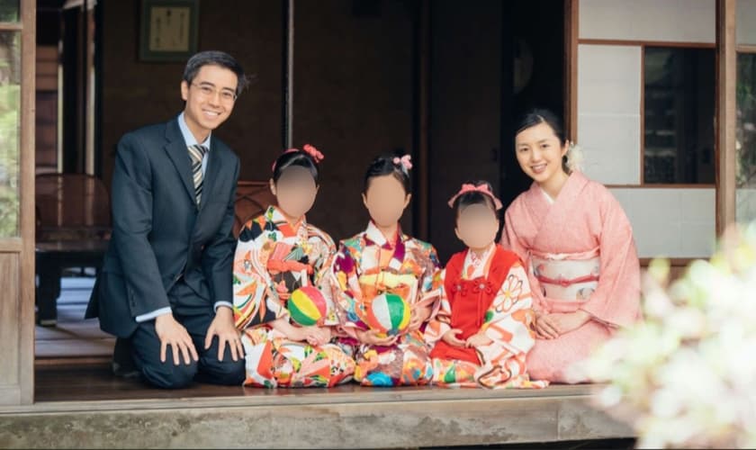 Família missionária. (Foto: Reprodução/Eternity News)