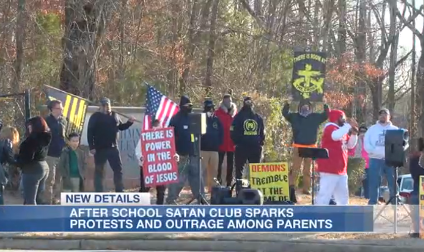 O “After School Satan Club” é um projeto do Templo Satânico. (Foto: Reprodução/Action News 5).