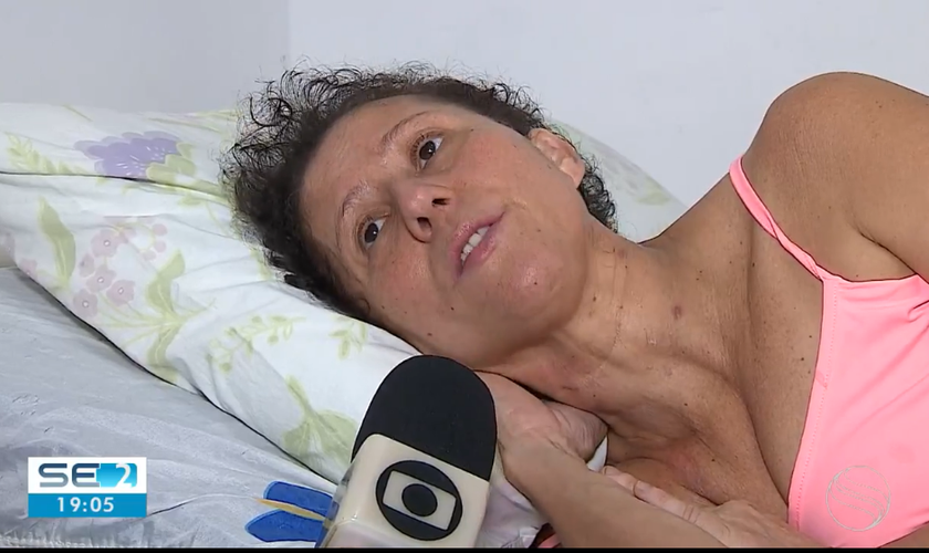 Silvany de Sá Pereira sobreviveu a grave acidente em rodovia de MG. (Captura de tela/Globoplay)