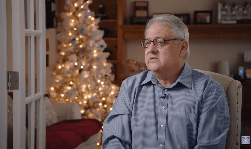 David Espinosa foi diagnosticado com Cardiomegalia. (Foto: Reprodução/The 700 Club Interactive).