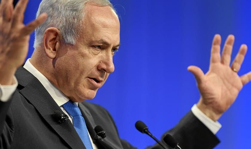 Benjamin Netanyahu, primeiro-ministro de Israel. (Foto: Fórum Econômico Mundial/swiss-image.ch/Jolanda Flubacher)