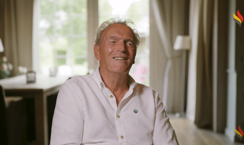 Jaap Houweling aceitou Jesus e foi curado. (Foto: Reprodução/Revive).