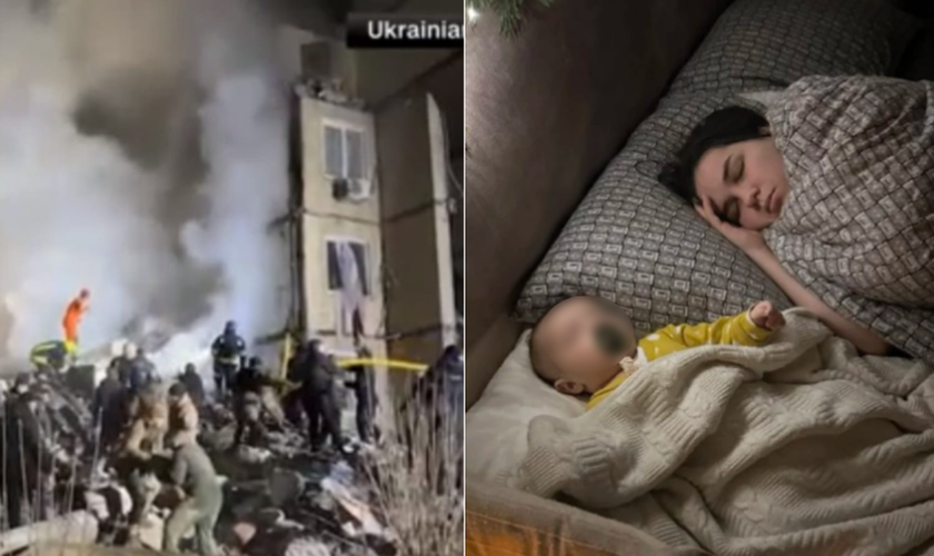 Anna e seu bebê de 4 meses, Timothy, morreram dormindo. (Foto: Reprodução/CNN/Cortesia/CNN).