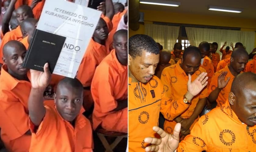 Presos cursam discipulado através das missões. (Foto: Prison Fellowship International).