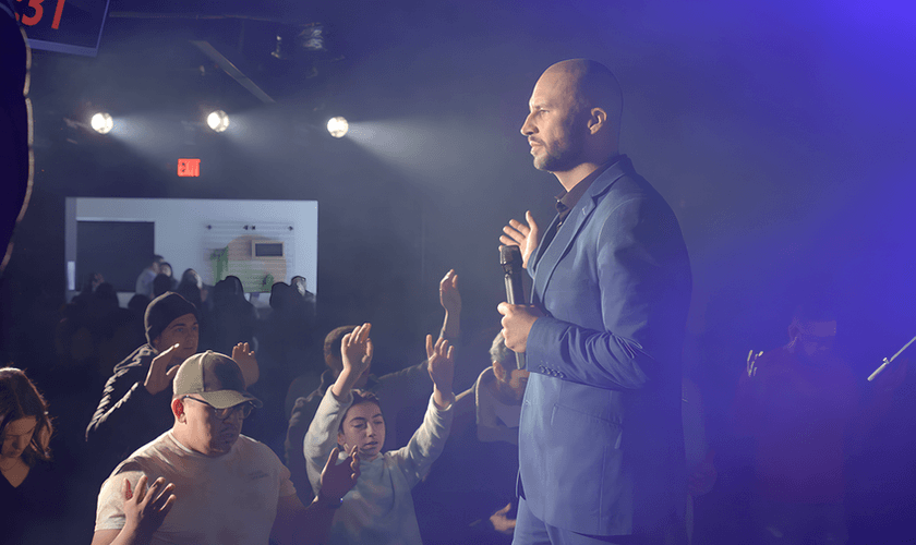 Mike Signorelli, pastor principal da Igreja V1 na cidade de Nova York. (Foto: Evan Wilson)