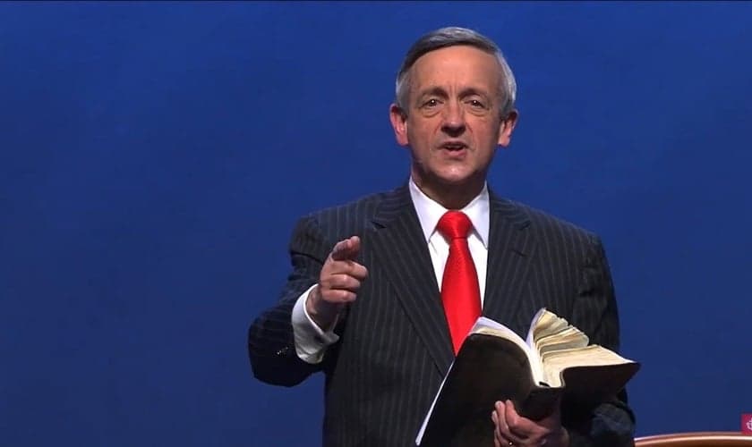 Robert Jeffress. (Captura de tela: YouTube/First Baptist Dallas)