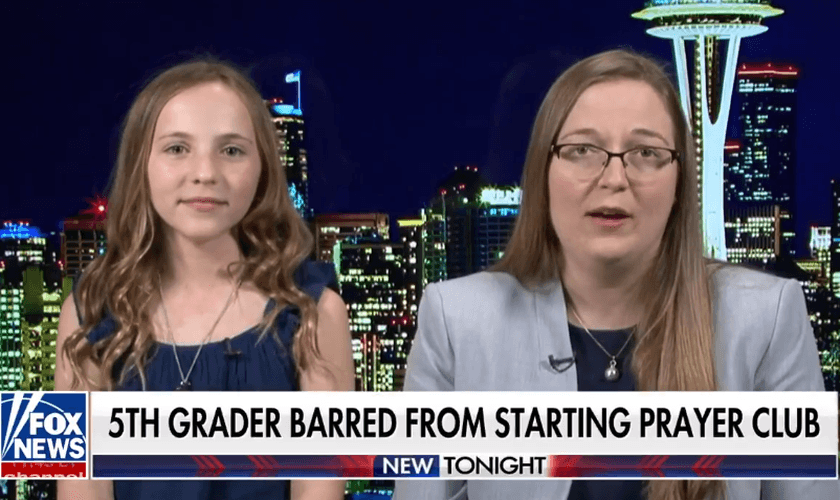Laura, de 11 anos, não recebeu permissão da Creekside Elementary. (Foto: Reprodução/Fox News).