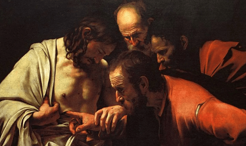 Imagem ilustrativa. Reprodução de “A Incredulidade de São Tomé”, de Caravaggio. (Foto: Wikimedia Commons/Google Arts & Culture)