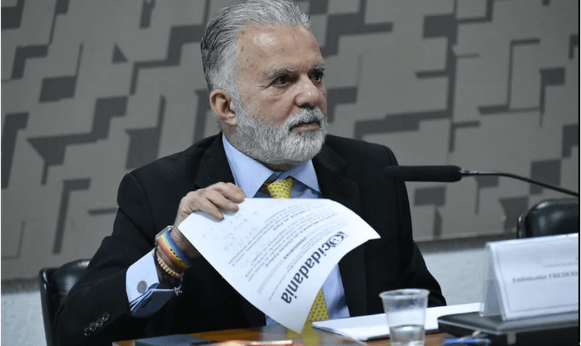 O diplomata Frederico Meyer. (Foto: Geraldo Magela/Agência Senado)