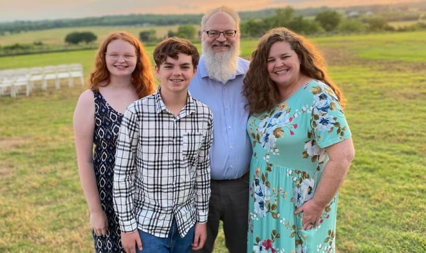 Brian, Shawna e os filhos. (Foto: Reprodução/AG News)