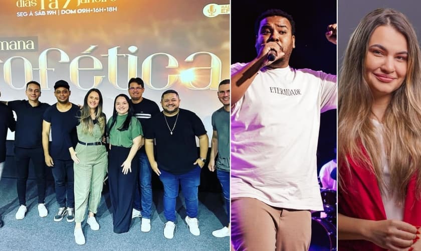 Para Tua Glória, Hiago Klayton e Talita Mesquita. (Foto: Reprodução/Instagram).