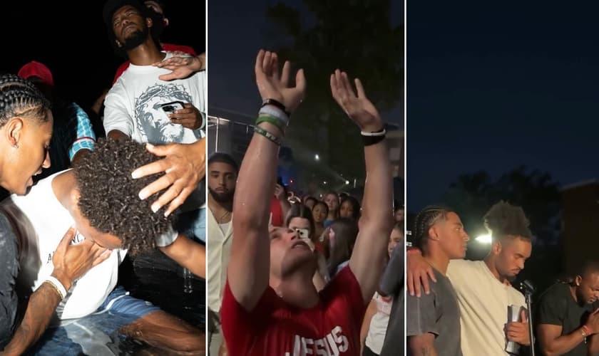 Jovens no evento nos EUA. (Foto: Reprodução/Instagram/TreVeyon Henderson)