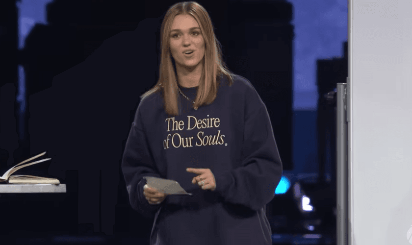 Sadie Robertson Huff. (Foto: Reprodução/YouTube/Passion)