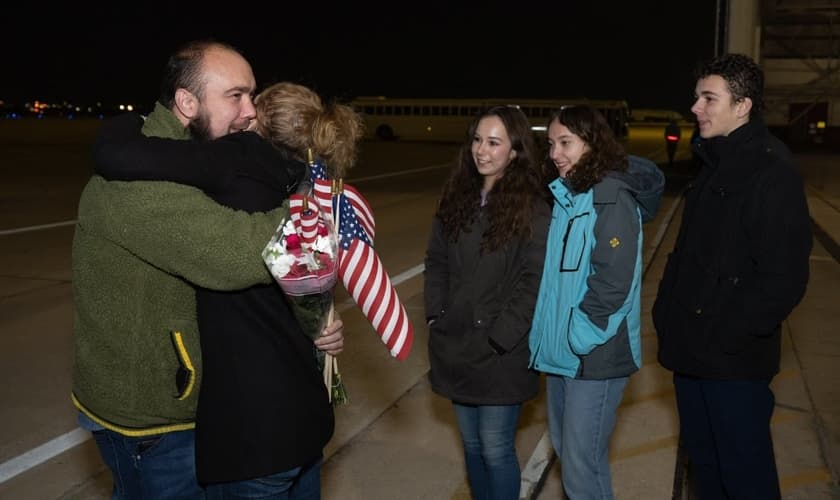 Ryan Corbett reencontrou sua família nesta semana. (Foto: Facebook/WHEC TV/  Família de Corbett).