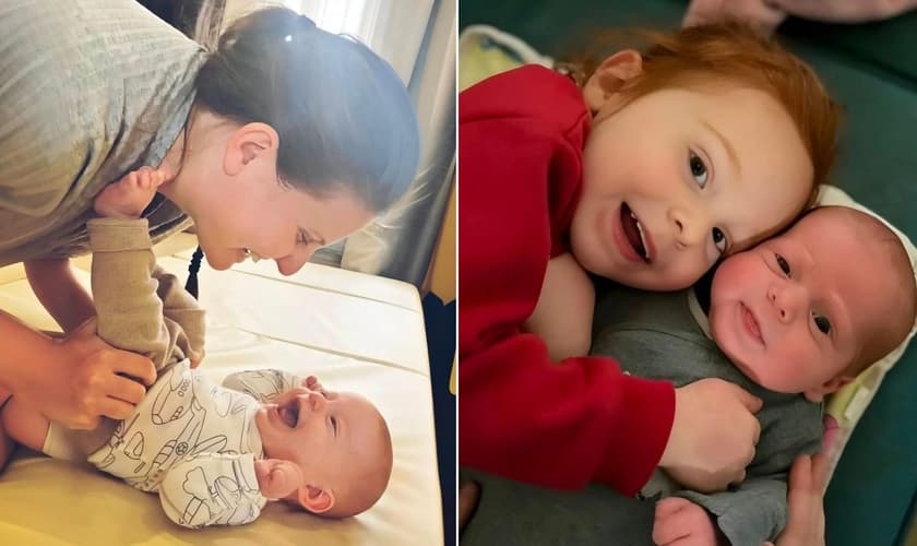 A família Bibas. (Foto: Facebook/Bring Them Home Now).