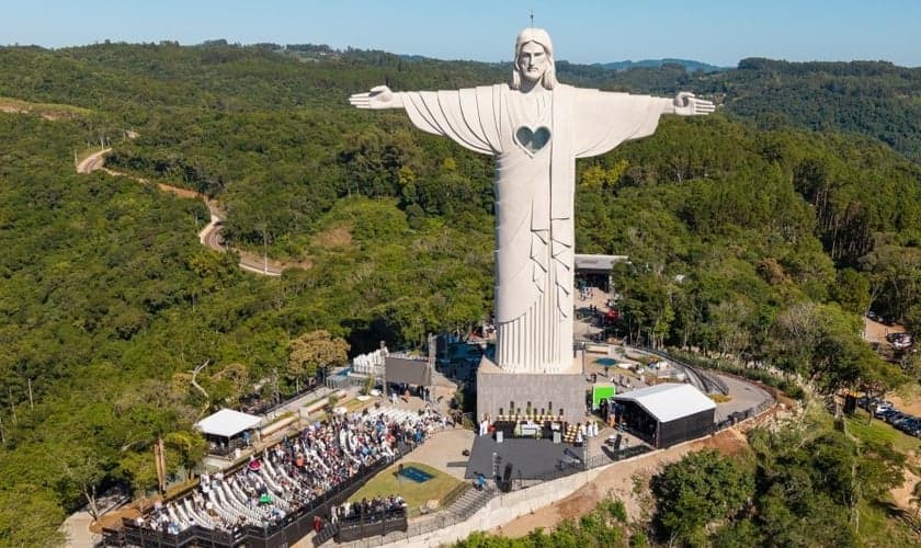 O Complexo do Cristo Protetor. (Foto: Maurício Tonetto/Secom).