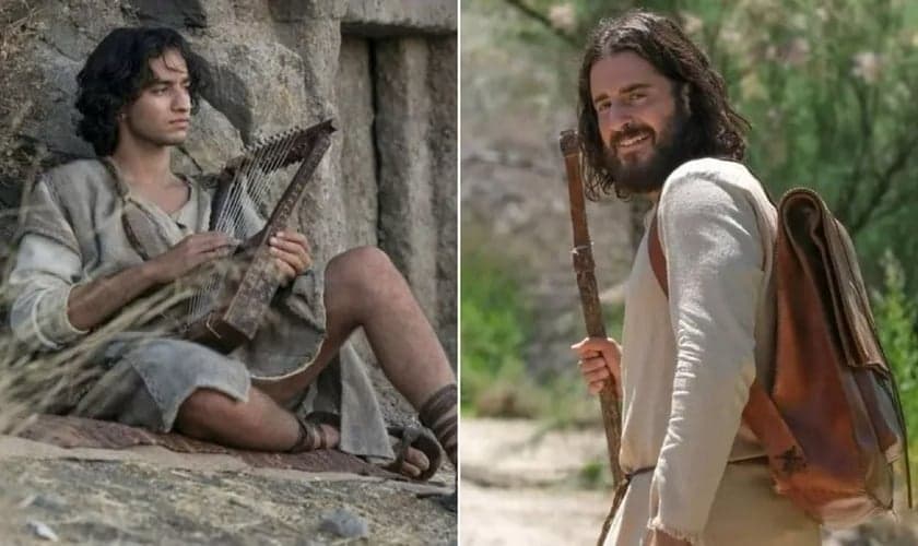 Protagonistas de ‘Casa de Davi’ e ‘The Chosen’. (Foto: Divulgação)