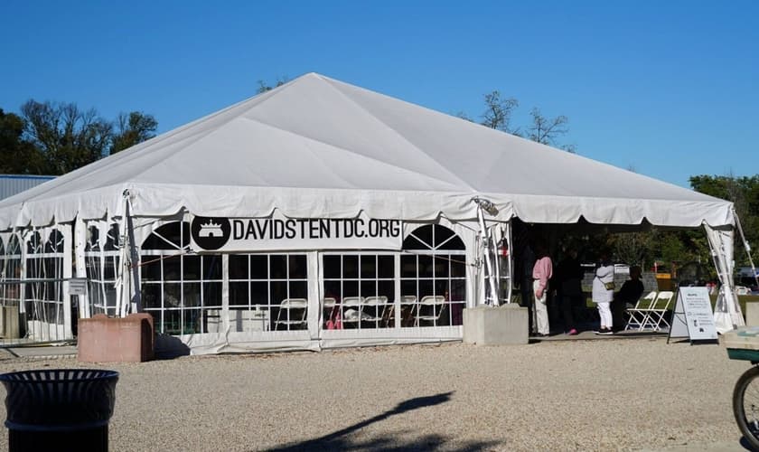 A fachada da Tenda de Davi. (Foto: Reprodução/Facebook/David's Tent DC)
