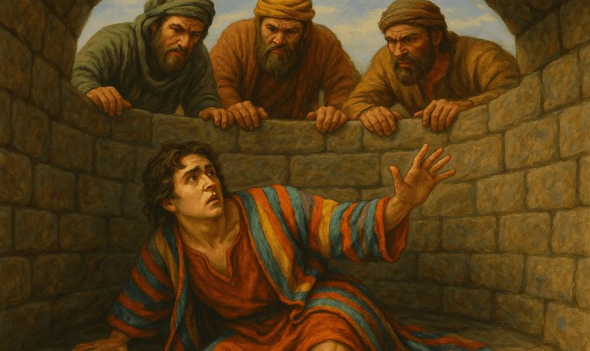 José foi jogado em um poço por seus irmãos. (Imagem ilustrativa gerada por IA)