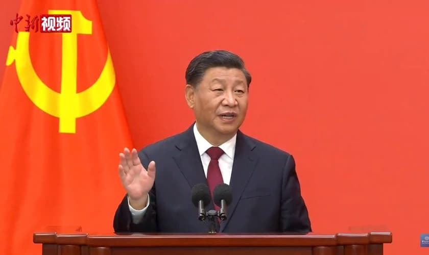 O presidente da China Xi Jinping . (Foto: Imagem ilustrativa/Reprodução/YouTube/中国新闻社).