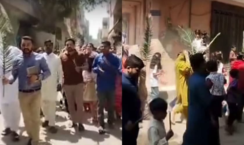 Os cristãos no Paquistão. (Foto: Reprodução/Instagram/One Passion Mission)