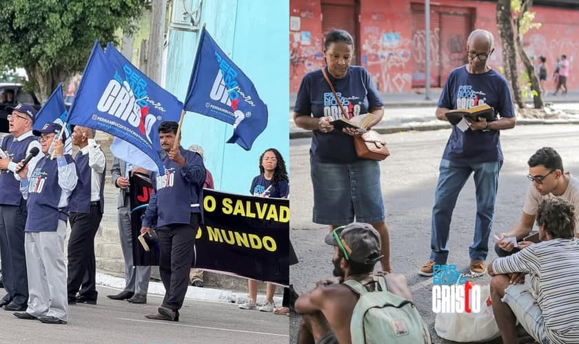 O projeto “Pernambuco para Cristo” está anunciando Jesus. (Foto: Instagram/Pernambuco para Cristo).