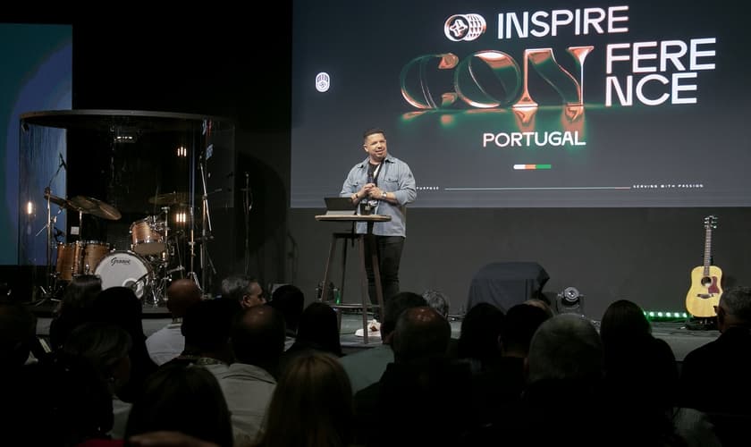 Ministração de abertura da Inspire Conference Portugal. (Foto: Marcos Paulo Correa/Guiame)