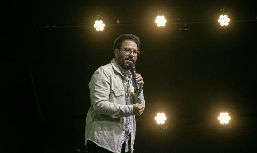 Pastor Marcos Madaleno na Inspire Conference Portugal. (Foto: Guiame/Marcos Paulo Correa)