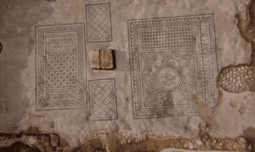Antigo sítio arqueológico onde o Mosaico de Megido teria sido encontrado em Israel. (Captura de tela/Fox News)