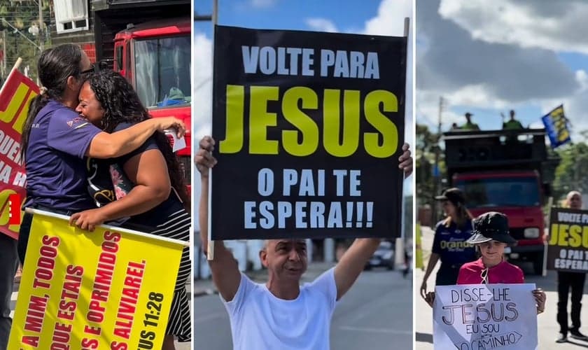 Cristão no evangelismo de rua. (Foto: Reprodução/Instagram/Anderson de Souza)
