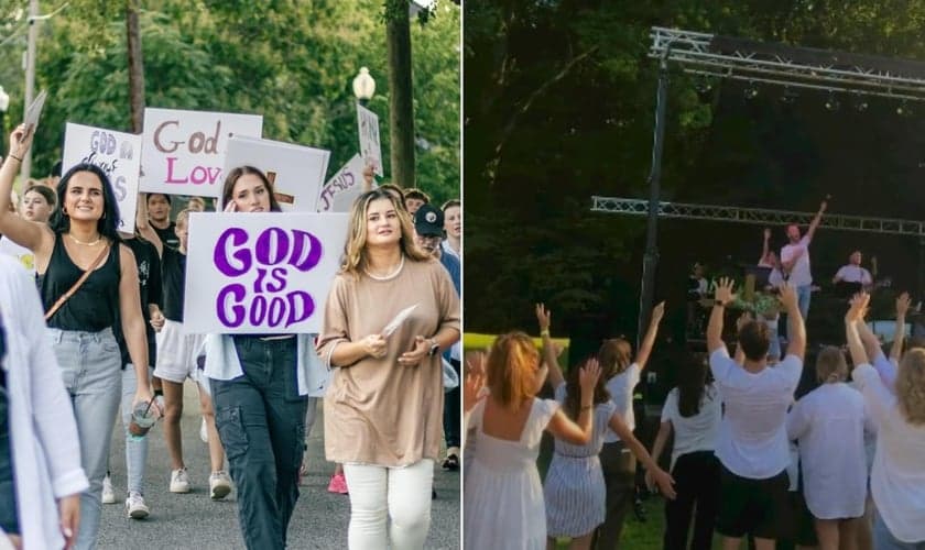 Cristãos estão evangelizando por toda a cidade de Spartanburg. (Foto: Facebook/Salvation Spartanburg).