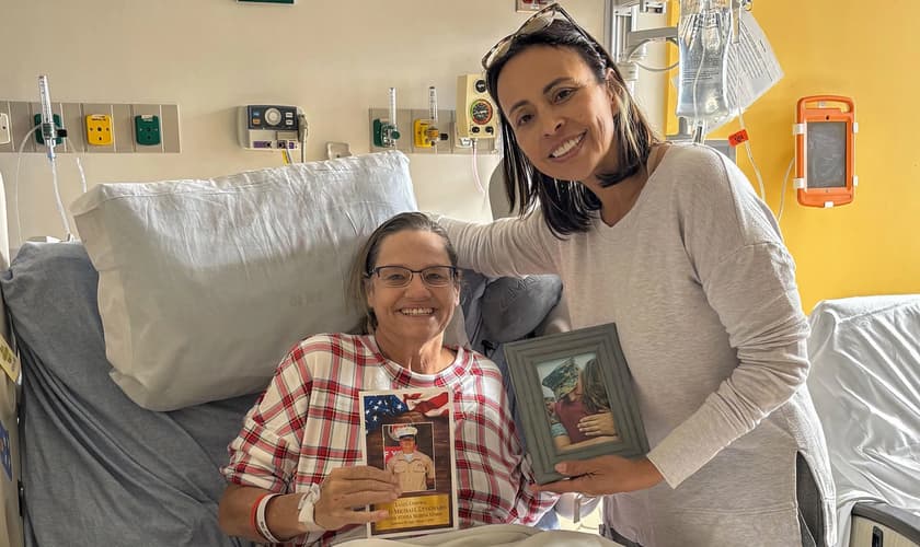 Anjanette Lynchard e Mary Ann Carroll. (Foto: Reprodução/CBN News)