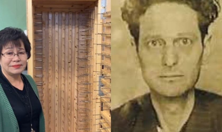 Richard Wurmbrand foi torturado em uma caixa com pregos afiados. (Foto: Capa do livro “Torturados por amor a Cristo"/Reprodução/Instagram/VOM Korea).