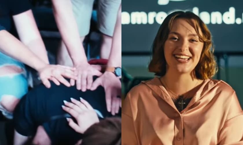 Zena foi resgatada por Deus. (Foto: Reprodução/YouTube/JOCUM Rogaland).