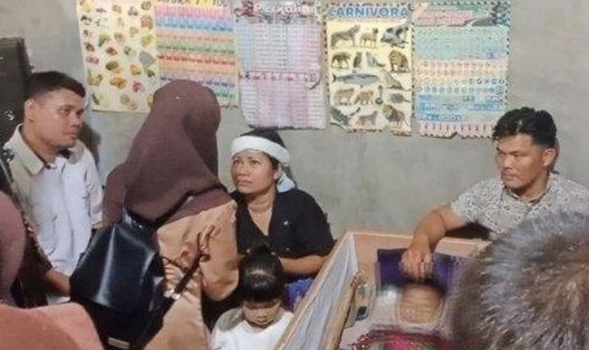 Velório de KB após morte em consequência de agressões. (Foto: Arquivo pessoal)