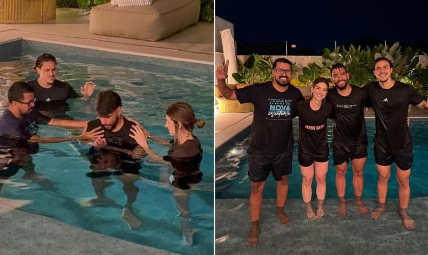 Lucas Paquetá foi batizado no Rio de Janeiro. (Foto: Instagram/Lucas Paquetá).